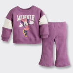 Jumping Beans Disneys Minnie Mouse Baby Girl Sweatshirt Flare Pants Set