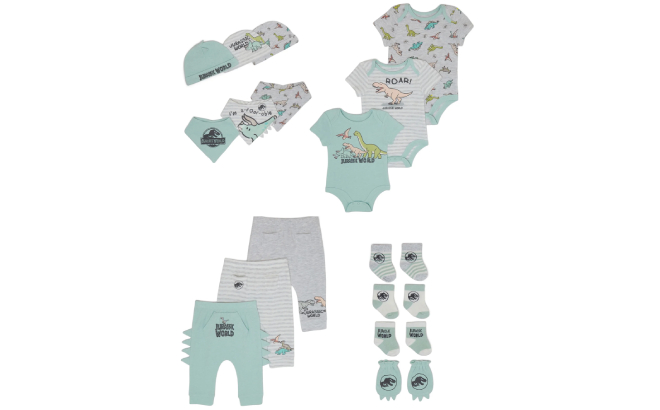 Jurassic World 16 Piece Baby Gift Set