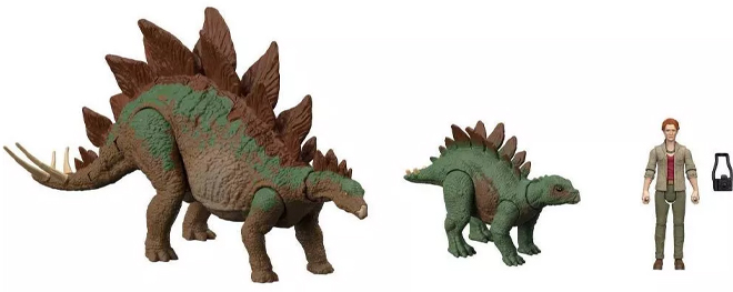 Jurassic World Legacy Dr Sarah Harding Stegosaurus Pack Posable Joints