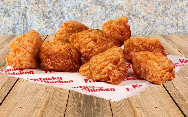 KFC Chicken Nuggets on a Table