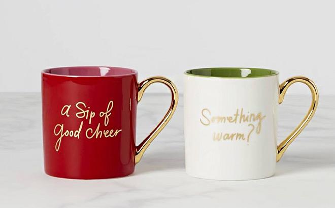 Kate Spade Be Jolly Mug Set