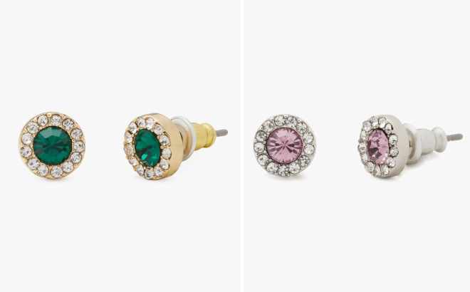 Kate Spade Youre A Gem Pave Halo Studs