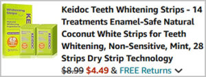 Keidoc 28 Count Teeth Whitening Strips Screenshot