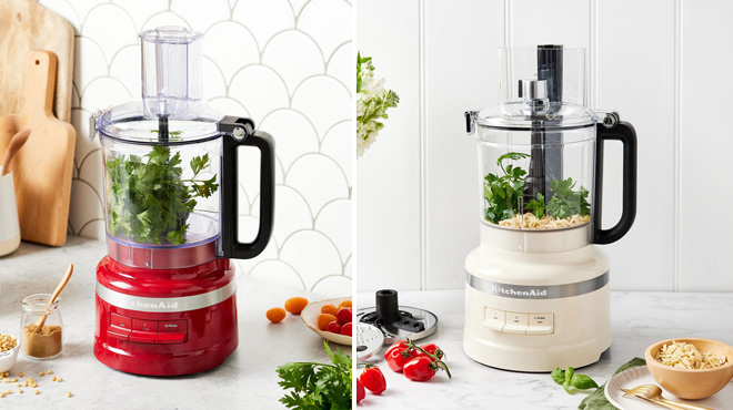 KitchenAid 9 Cup Food Processors in Two Colos