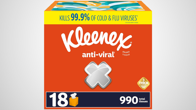 Kleenex Anti Viral Facial Tissues