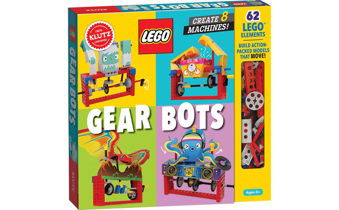 Klutz Lego Gear Bots Science STEM Activity Kit