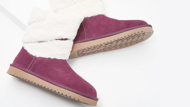 Koolaburra by UGG Dezi Suede Faux Fur Short Boots