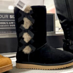 Koolaburra by UGG Victoria Suede Bow Tall Boots on a Shelf