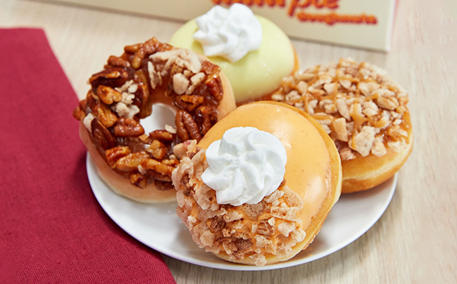 Krispy Kreme Thanksgiving Pies Donut