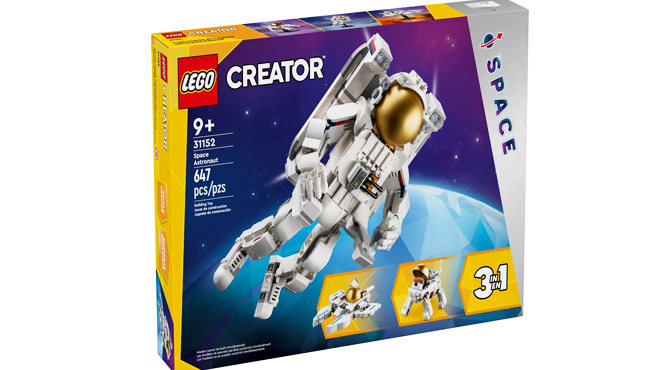 LEGO 647 Piece 3 in 1 Space Astronaut Building Set