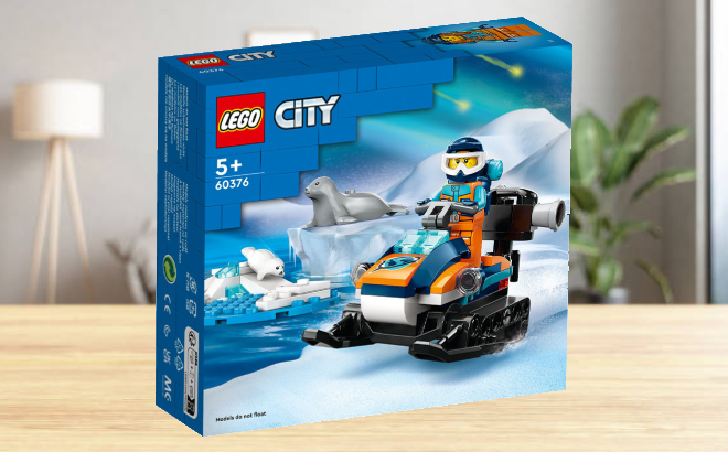 LEGO City Arctic Explorer Snowmobile Building Toy Set