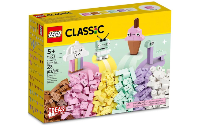 LEGO Classic Creative Pastel Fun Bricks Box