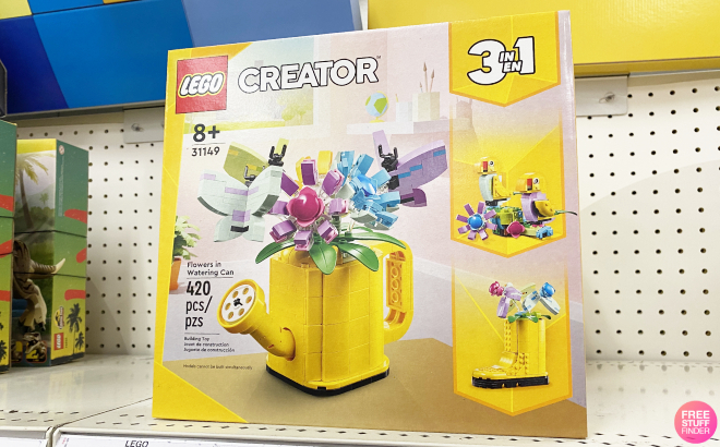 LEGO Creator 3 in 1 Flowers in Watering Can Building Set