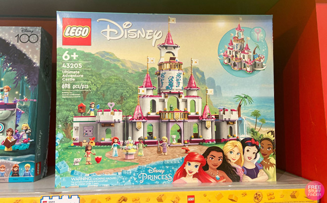 LEGO Disney Princess Castle Set on a Shelf