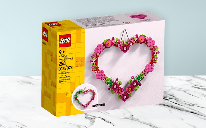 LEGO Heart 254-Piece Kit $9.90 at Amazon