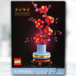 LEGO Icons Plum Blossom Flower Building Set Box