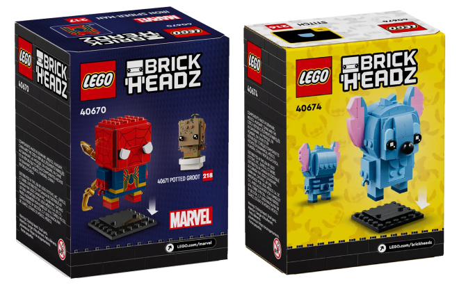 LEGO Iron Spider Man and Stitch Set