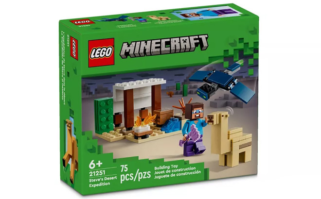 LEGO Minecraft Steves Desert Expedition Building Set