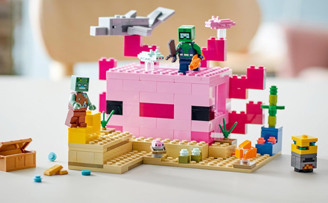 LEGO Minecraft The Axolotl House Building Set