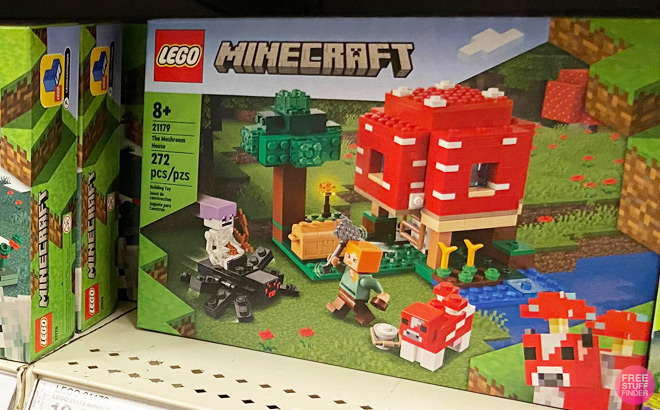 LEGO Minecraft The Mushroom House Set