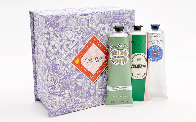 LOccitane Holiday Edition Jumbo Hand Cream Trio