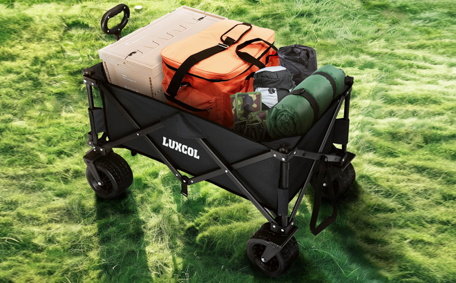 LUXCOL Foldable Wagon Cart