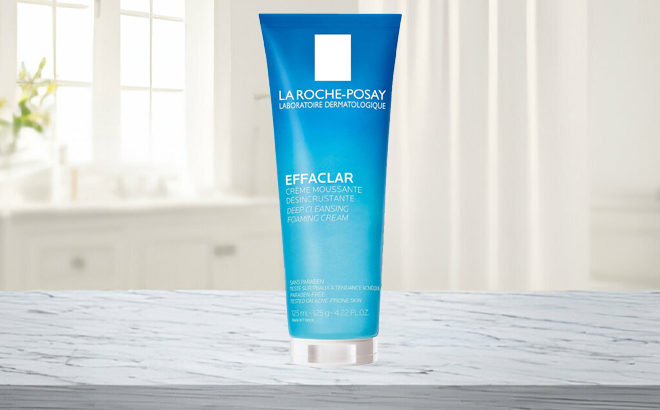 La Roche Posay Effaclar Facial Cleanser on a Table