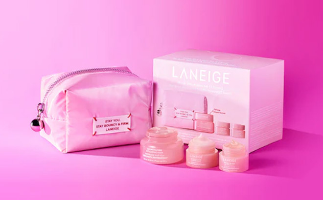 Laneige Bouncy Firm Plump Firm Glow Set