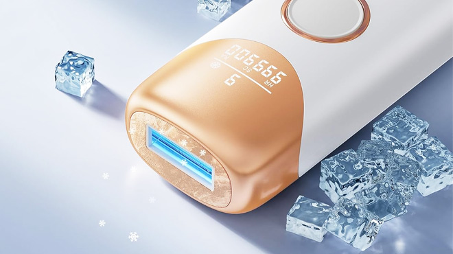 Laser Hair Removal with 5℃ Ice Cooling