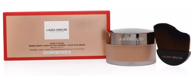 Laura Mercier Make it Glow Powder and Brush Duet