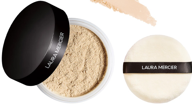 Laura Mercier Translucent Loose Setting Powder with Velour Puff