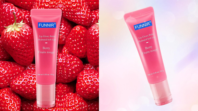 Lip Glowy Balm of Berry Scent