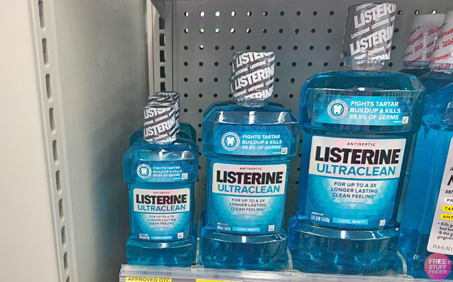 Listerine Ultraclean Oral Care Antiseptic Mouthwash