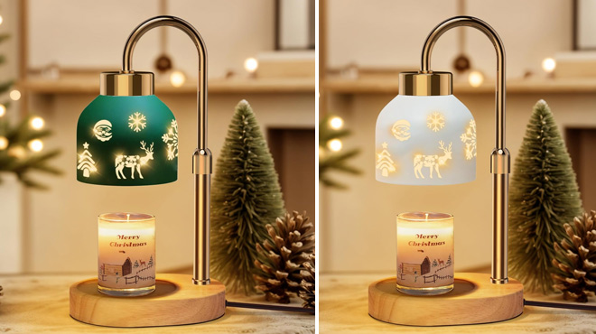 Loowoko Christmas Candle Warmer Lamps