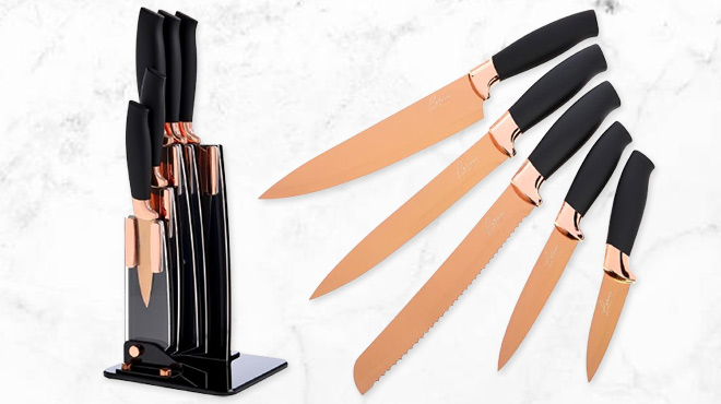 Lorna Maseko Ballerina 6 Piece Knife Block Set