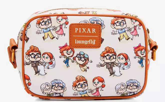 Loungefly Disney Pixar Up Carl Ellie Crossbody Bag