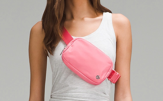 Lululemon Everywhere Belt Bag in Sakura Pink Color