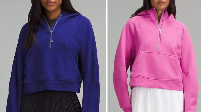 Lululemon Scuba Oversized Half Zip Hoodies