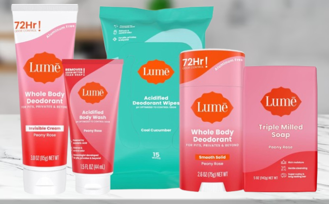 Lume Whole Body Deodorant Starter Pack