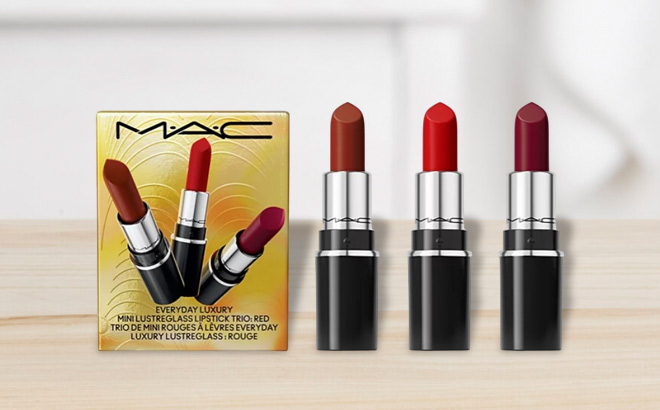 MAC 3-Piece Lipstick Set $24 at Macy’s!