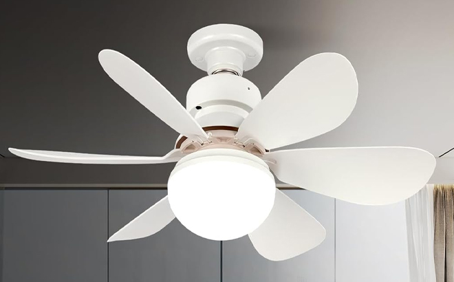 MZVUL Socket Ceiling Fan with Light