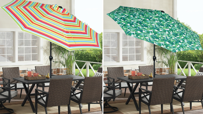 Mainstays 9 Foot Round Patio Umbrellas