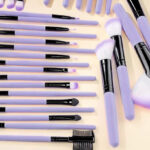 Makeup Brushes 32 Piece Purple Set