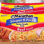 Maruchan Souper Beef Ramen Noodle Soup Pack