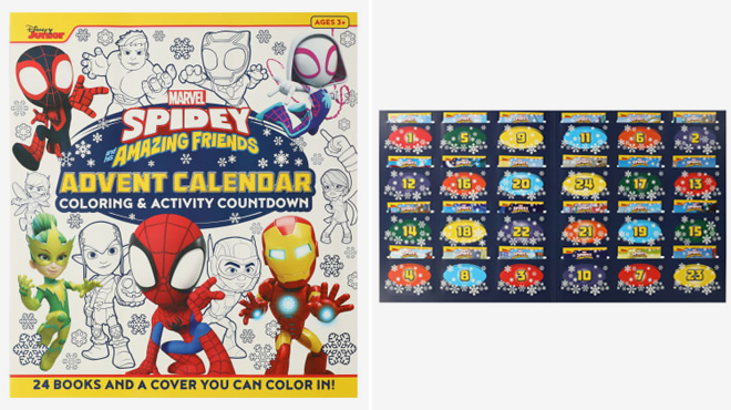 Marvel Coloring Activity Advent Calendar