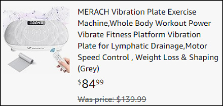 Merach Vibration Plate Exercise Machine Checkout 1