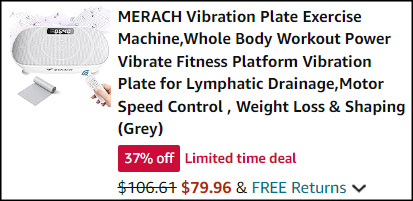 Merach Vibration Plate Exercise Machine Checkout