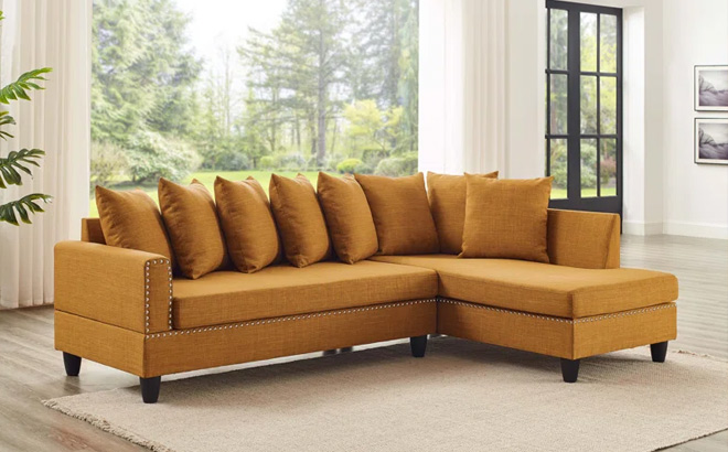 Milquades Upholstered Sectional Couch