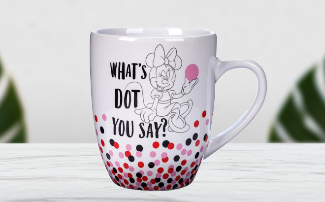 Minnie Mouse Whats Dot You Say Mug