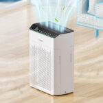 Morento Air Purifier on the Floor